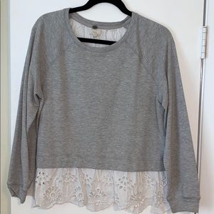 Cupio Lace Sweater Top